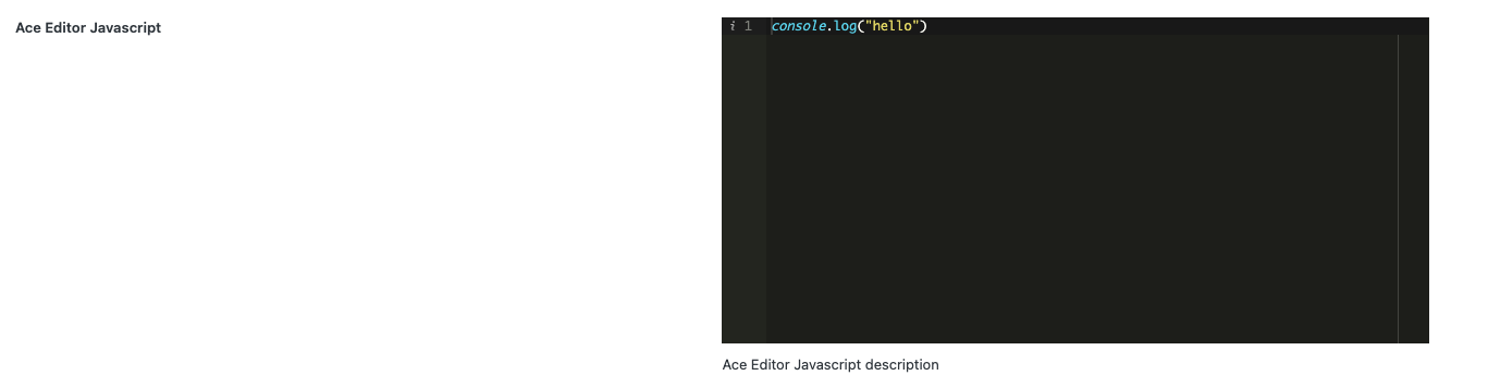 AceEditor JS Preview