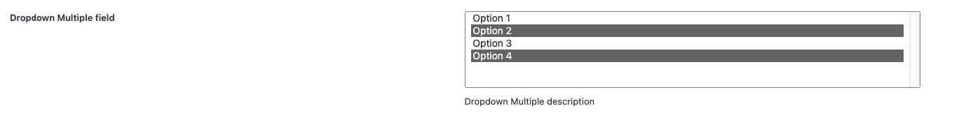 Dropdown Multiple Preview