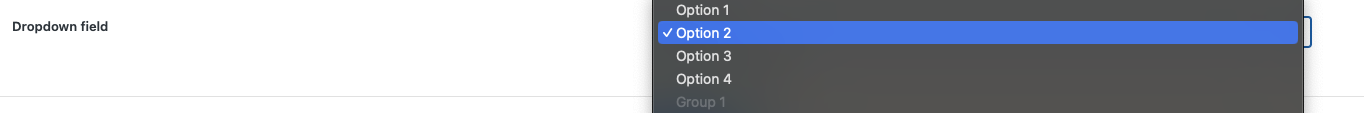 Dropdown Preview