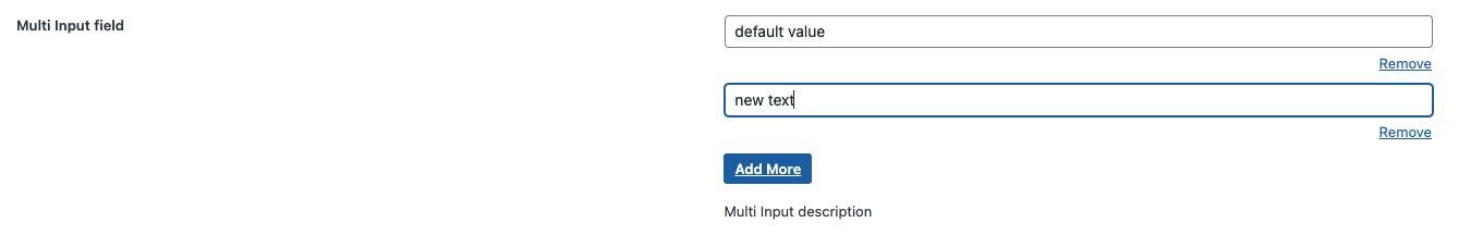 MultiInput Preview