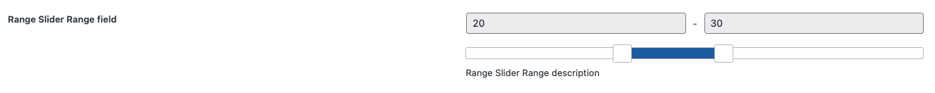 Range Slider Range Preview