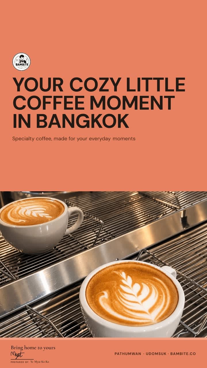 Your cozy little coffee moment in Bangkok ☕ Specialty coffee, made for your…