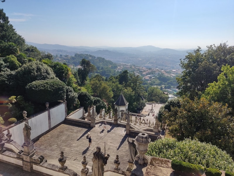 Fotografía de Braga que muestra montaña.
