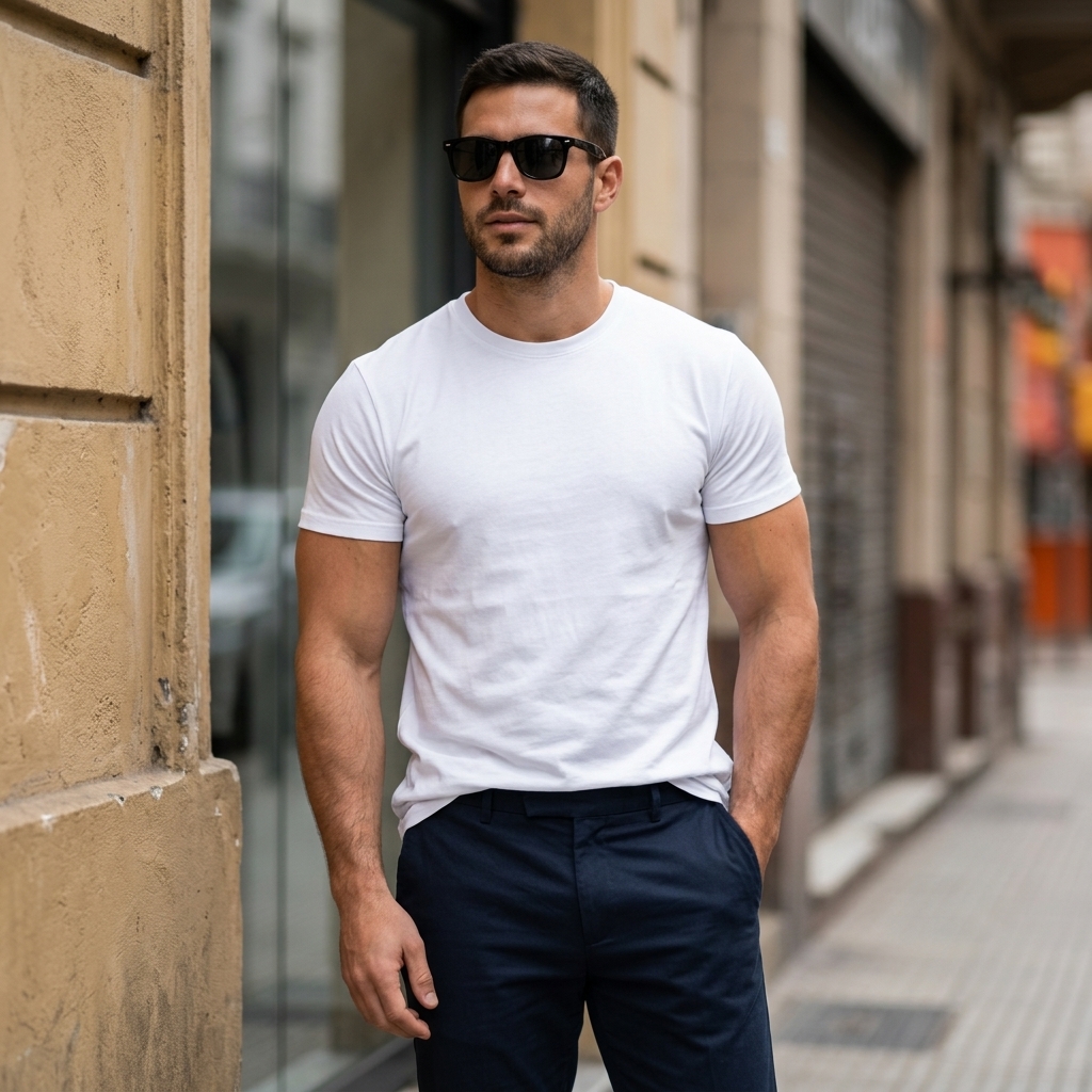 Versatilidad remera blanca
