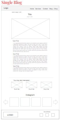 Merry Me Wedding website wireframes