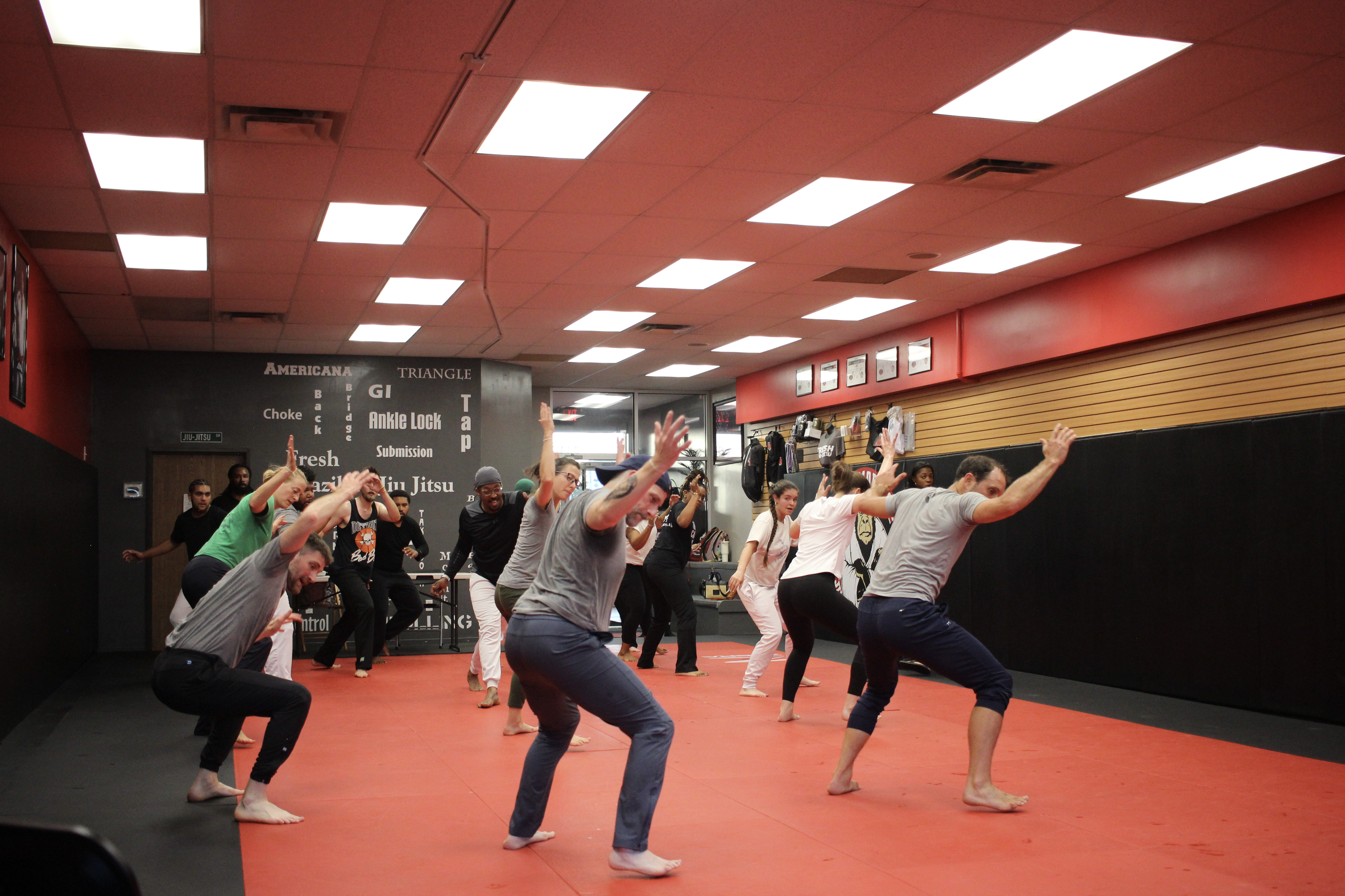 Capoeira class at Fresh BJJ Academy