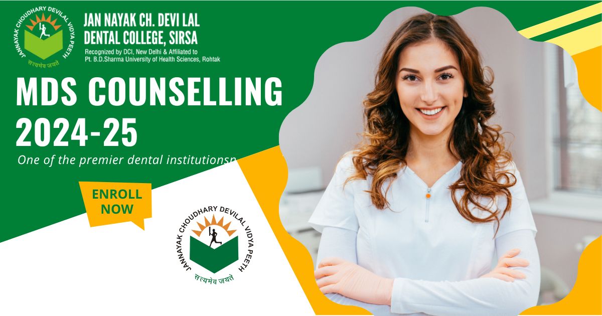 MDS Counselling 202425 JCD Dental College, Sirsa