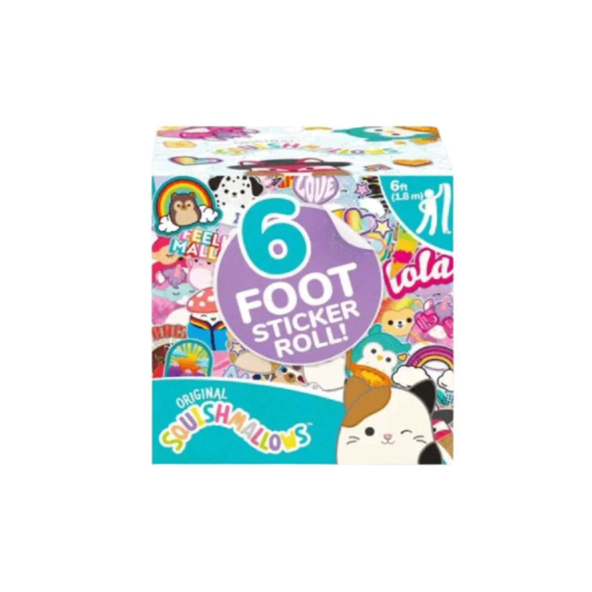 Squishmallows Brand Jazwares 6 ft sticker Roll