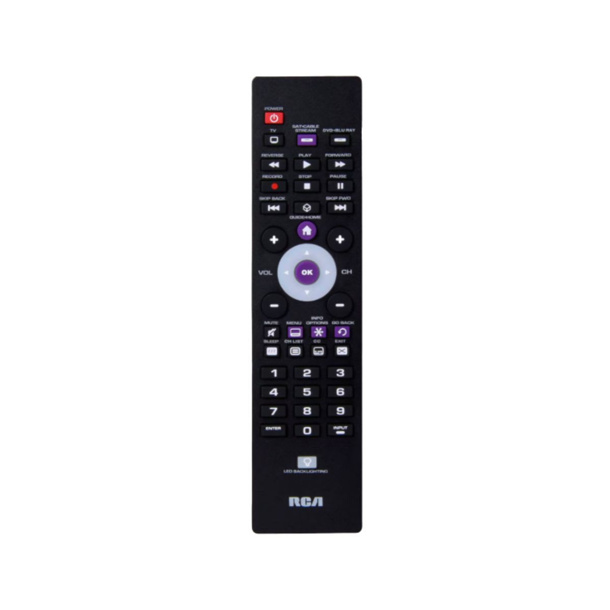 RCA RCR003RWDZ Universal Remote Control