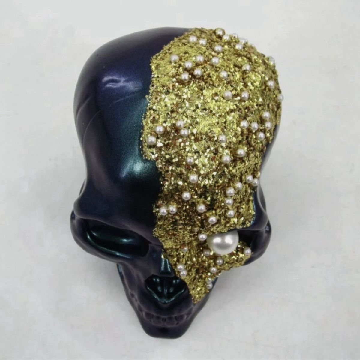 Set of Two Halloween Decorative Skull