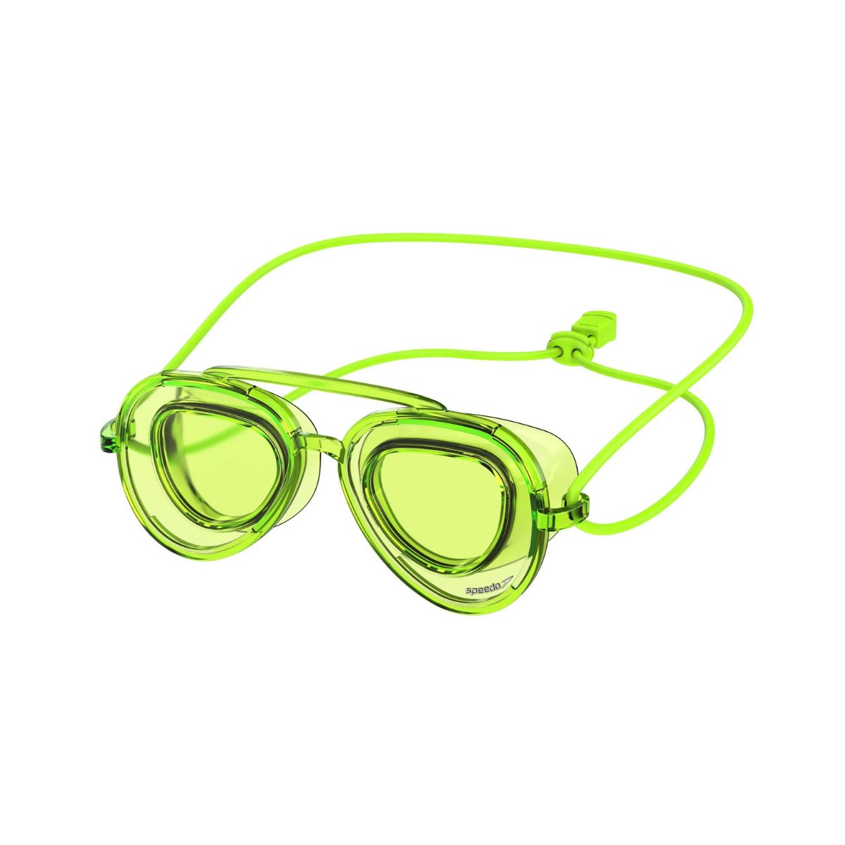 Speedo Kids' Sunny Vibes Aviator Swim Goggles Ages 3-6 - Lime Green