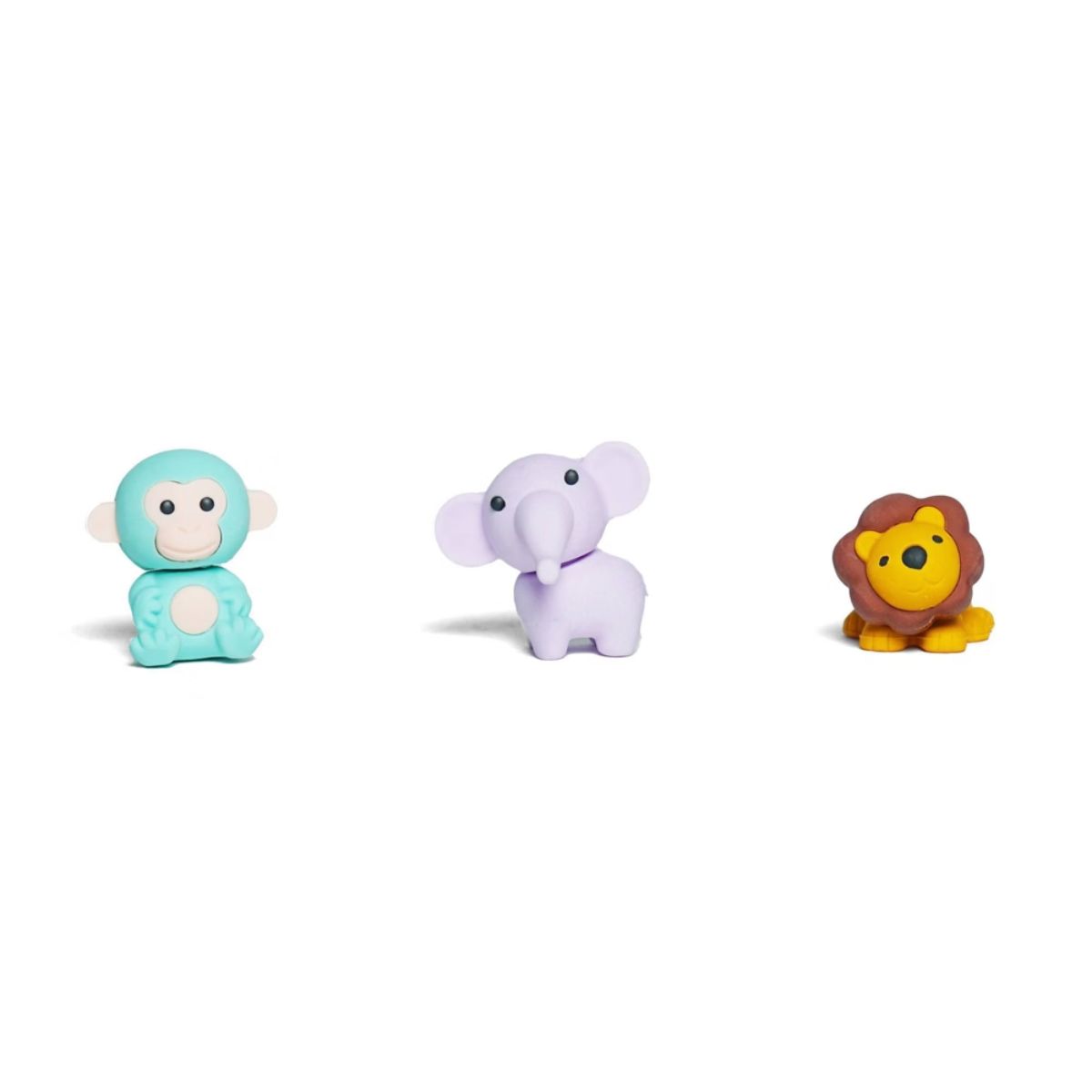 Yoobi Mini Eraser 3D Zoo