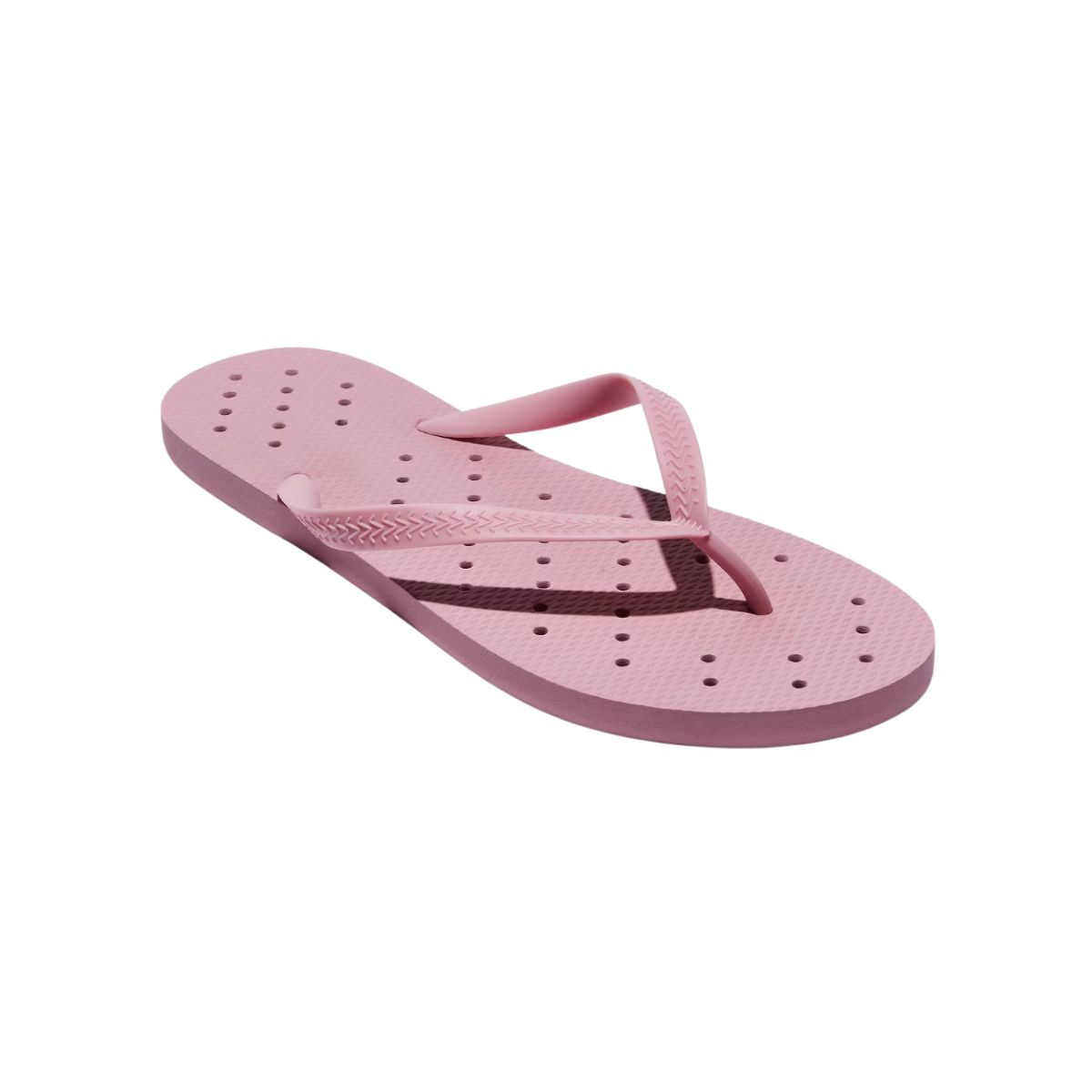 L Shower Flip Flops Pink - Room Essentials™: Non-Slip, Thong Strap Sandals, Adult Size, PVC Upper