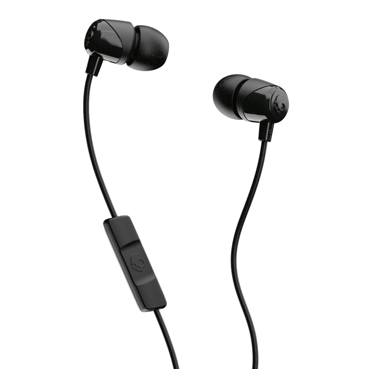 Skullcandy Jib Wired Earbuds with 3.5mm AUX Plug, Noise Isolating Fit, in-Line Microphone Call and Track Control, Convenient for Travel - Black