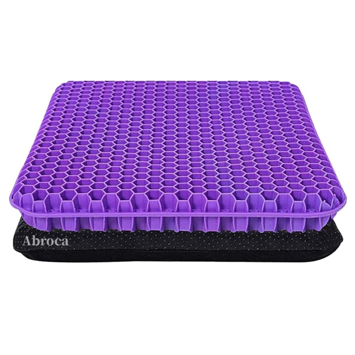 Gel Seat Cushion for Long Sitting, Double Thick Office Desk Home Wheelchair Seat Cushions for Back Hip Sciatica Tailbone Pain Sore Pressure Relief, Gel Cooling Game Chair Pads for Car Truck Driver