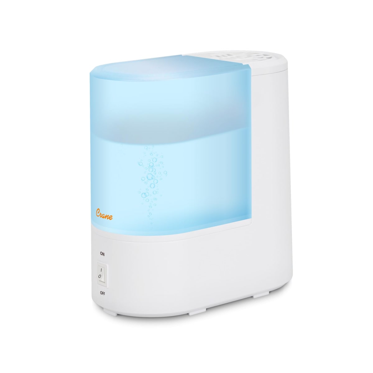 Crane Filter-Free Steam Treatment Warm Mist Humidifier with Vaporizer Function, 0.5 Gallon