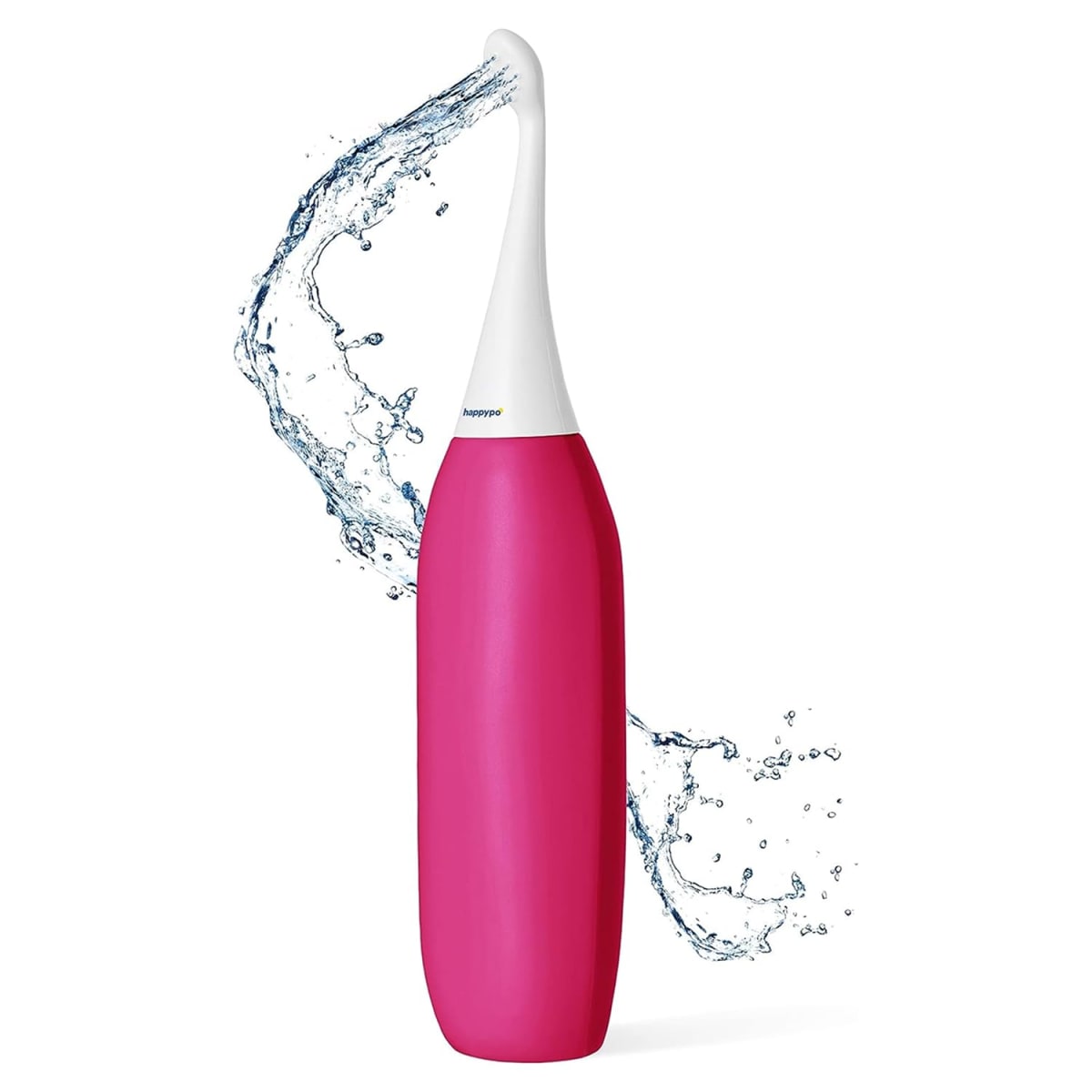 The Original HAPPYPO XL Butt Shower (Color: Raspberry) Portable Bidet with 50% More Volume l Known from German Shark Tank l The Easy-Bidet 2.0 Replaces Wet Wipes l Portable Bidet for Travel
