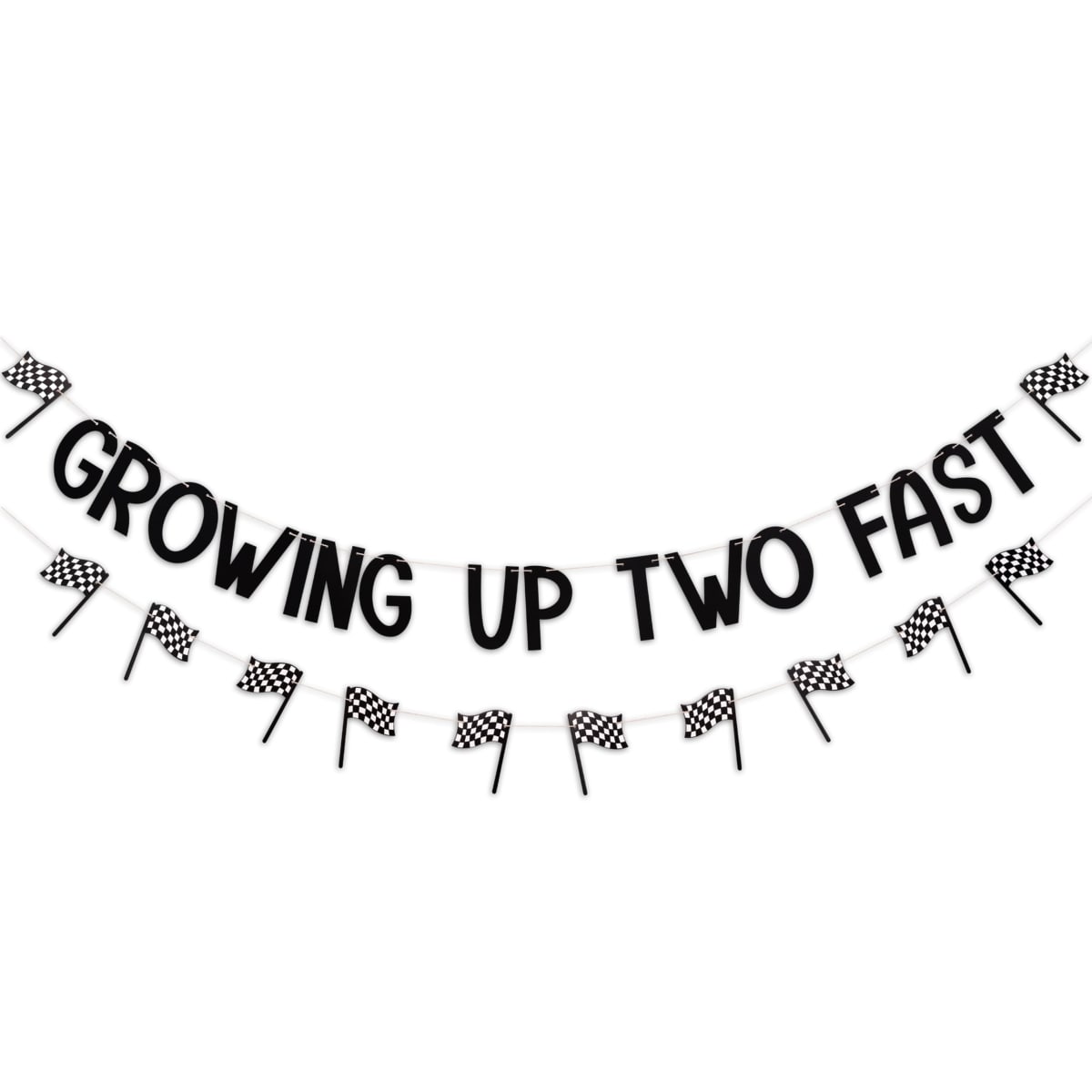 GROWING UP TWO FAST Banner
