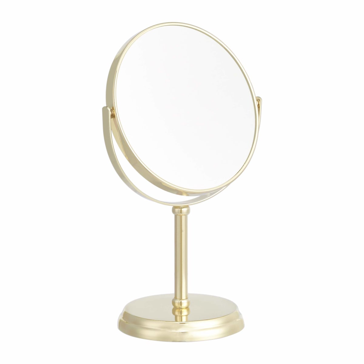 Amazon Basics Vanity Mirror - 1X/5X Magnification, Gold