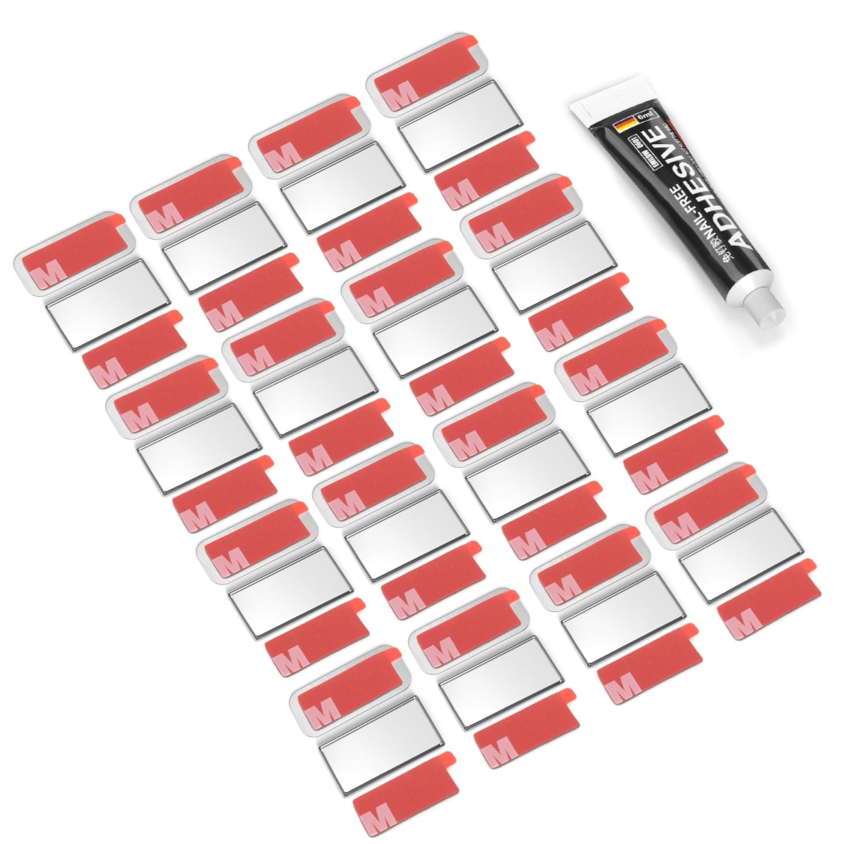 ToniTrui Cabinet Door Magnetic Catch, 16 Pack 0.08in Cabinet Door Magnets for Wardrobe Closet Shutter Drawer Cabinet Closure