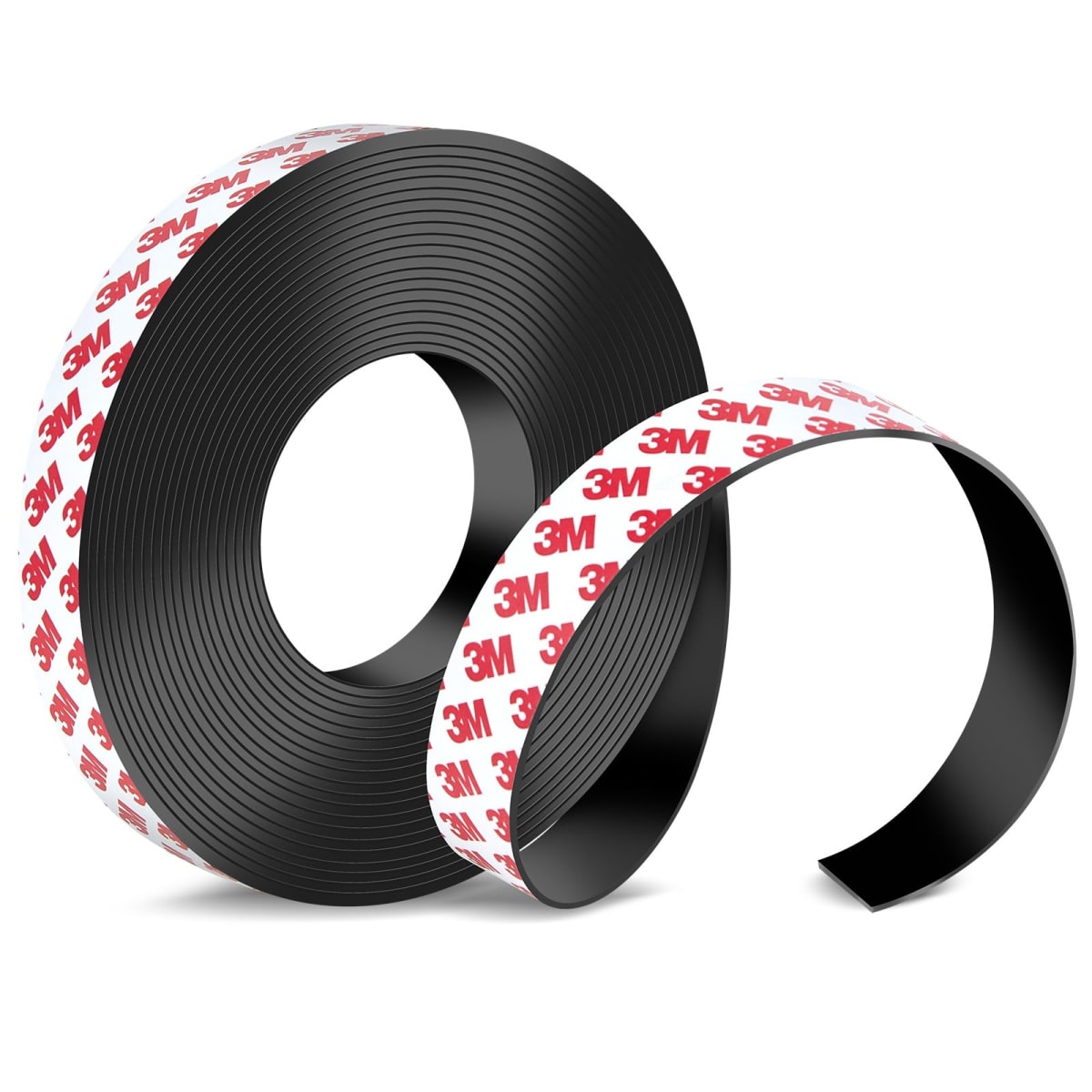 DTLHCNCT Magnetic Tape - 1" x 32ft Magnet Strip Tape Roll with Strong Adhesive Backing for Kitchen, Office, School Organization, Easy to Use and Multipurpose.(0.06" Thick)