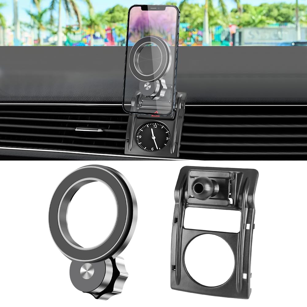 JIEZMO Car Magnetic Phone Mount for Volkswagen VW Passat 2012 2013 2014 2015 2016 2017 20018 2019 Auto Interior Accessories Best Cellphone Holder Cell Phones Navigation Charging Screen Magnet Stand