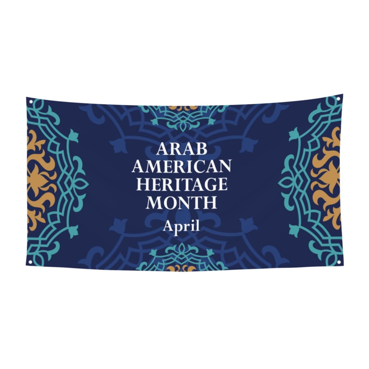 Arab American Heritage Month Backdrops Banner 70 * 35 Inches Holiday Party Photography Background Indoor Outdoor Festival Photo Banner Booth Props Wall Decoration