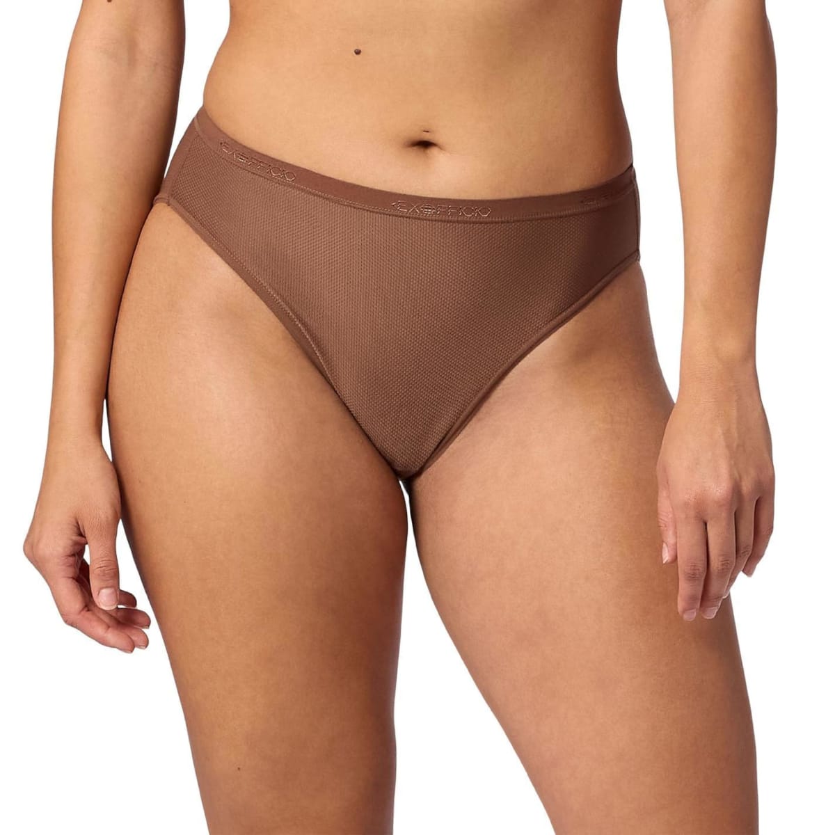ExOfficio Women's Give-N-Go 2.0 Bikini Cut Brief - Breathable Durable Easy Care Travel Underwear, Cacao, Large