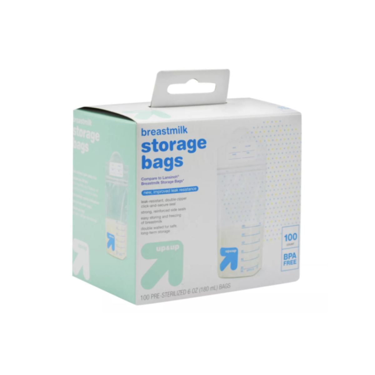 Up&Up Milk Storage Bags, 100 Count