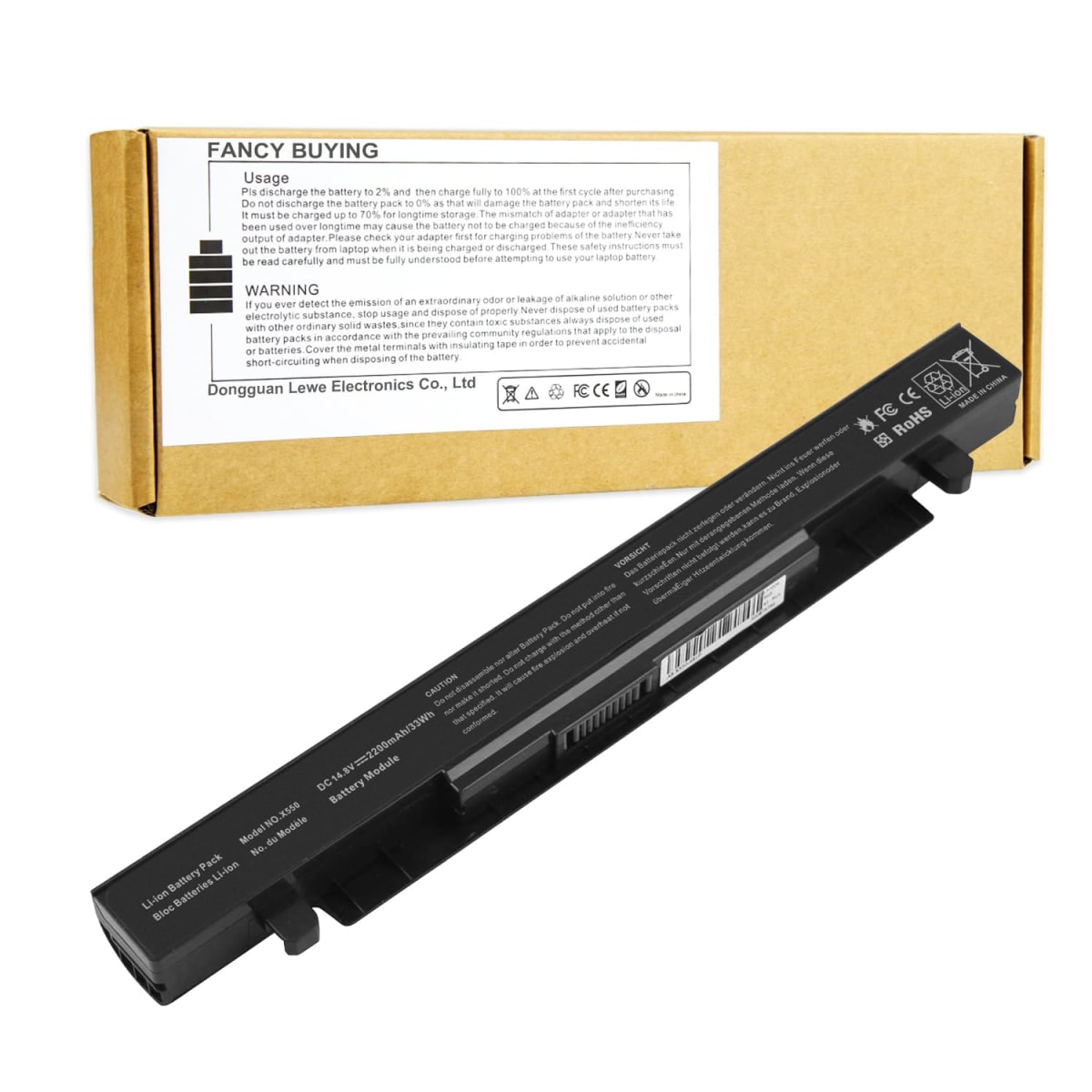 Fancy Buying X550 A41-X550A Laptop Battery for ASUS A41-X550 A450 P550 F550 K550 A550 F552 K450 P450 P550 R409 R510 X452 R510 X450 X550V A450C X550C X550A X550B X550D Y481C Y581C