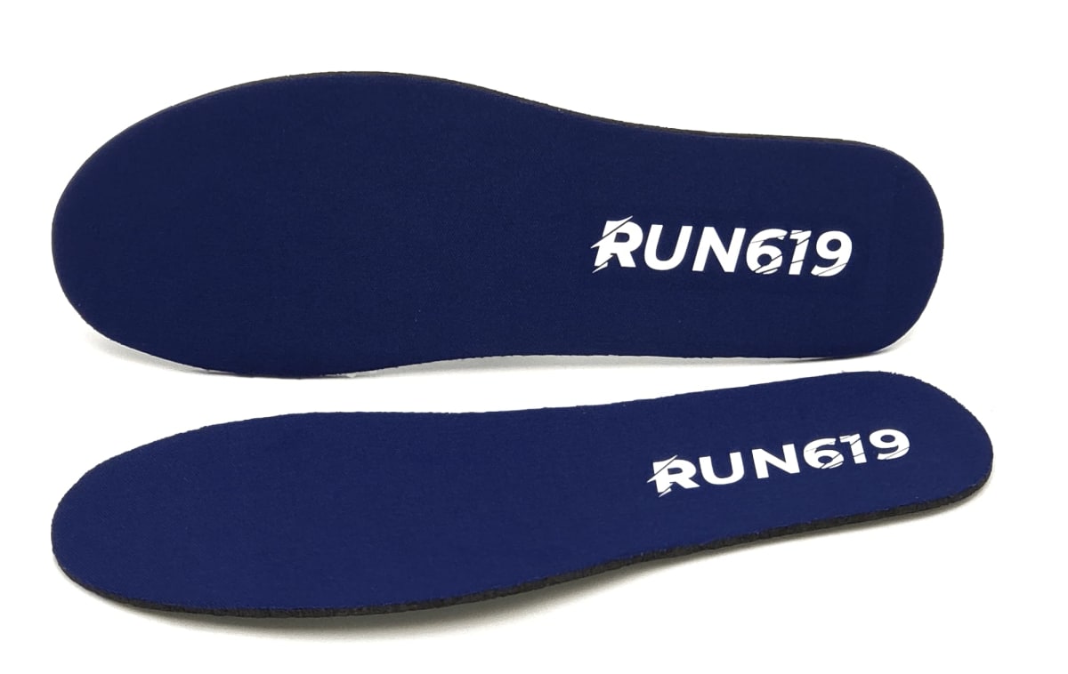 Run 619 Zero Drop Shoe Insoles, Traditional Shape, Foot Forming, Regular Width - 3mm Thickness, Firm, Flat Shoe Inserts - Men's 10-11.5, Women's 11-12.5
