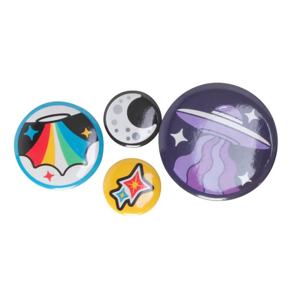Ink & Barrel 4pc Pin Set - Space