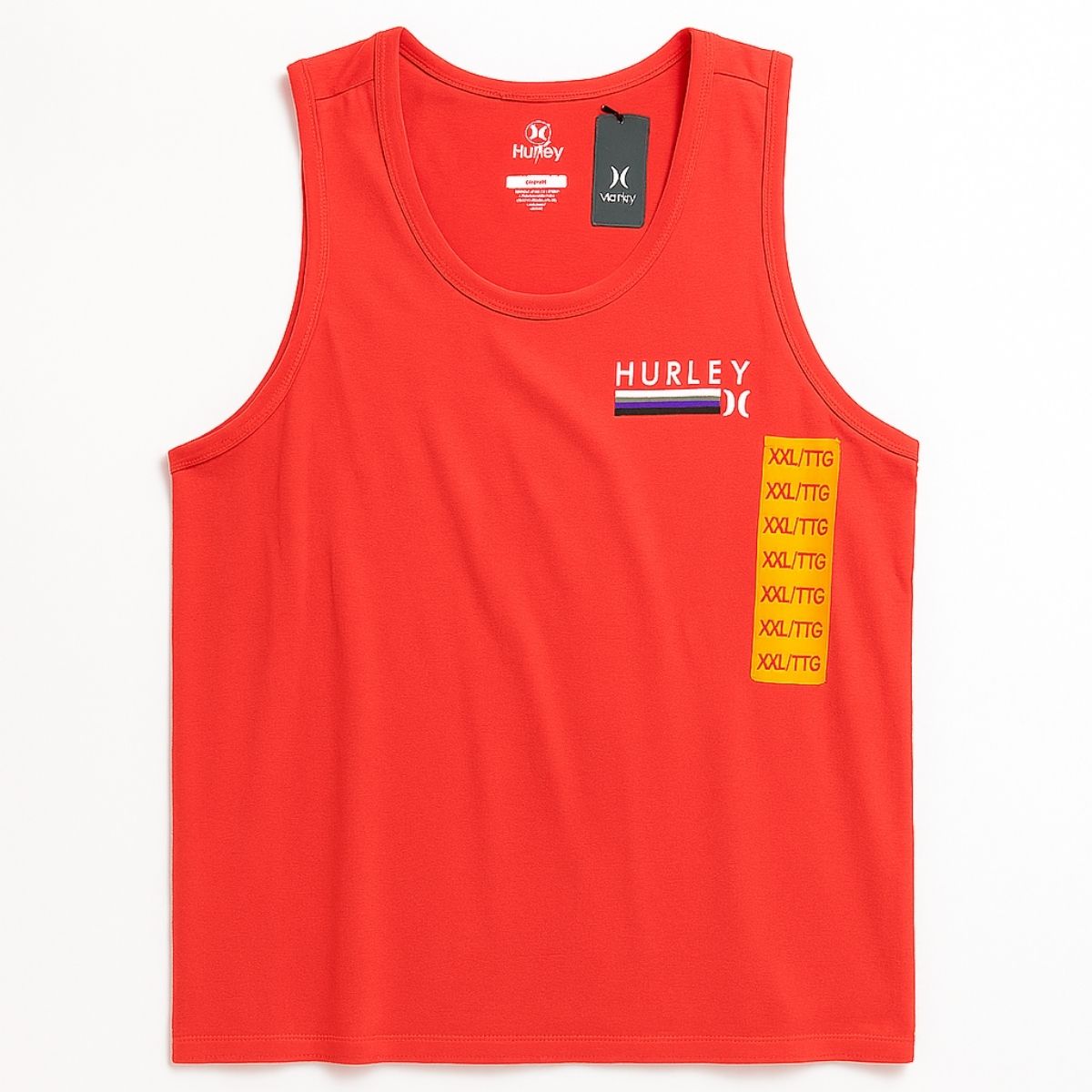 Hurley Men Top XXL/TTG - Green and Red