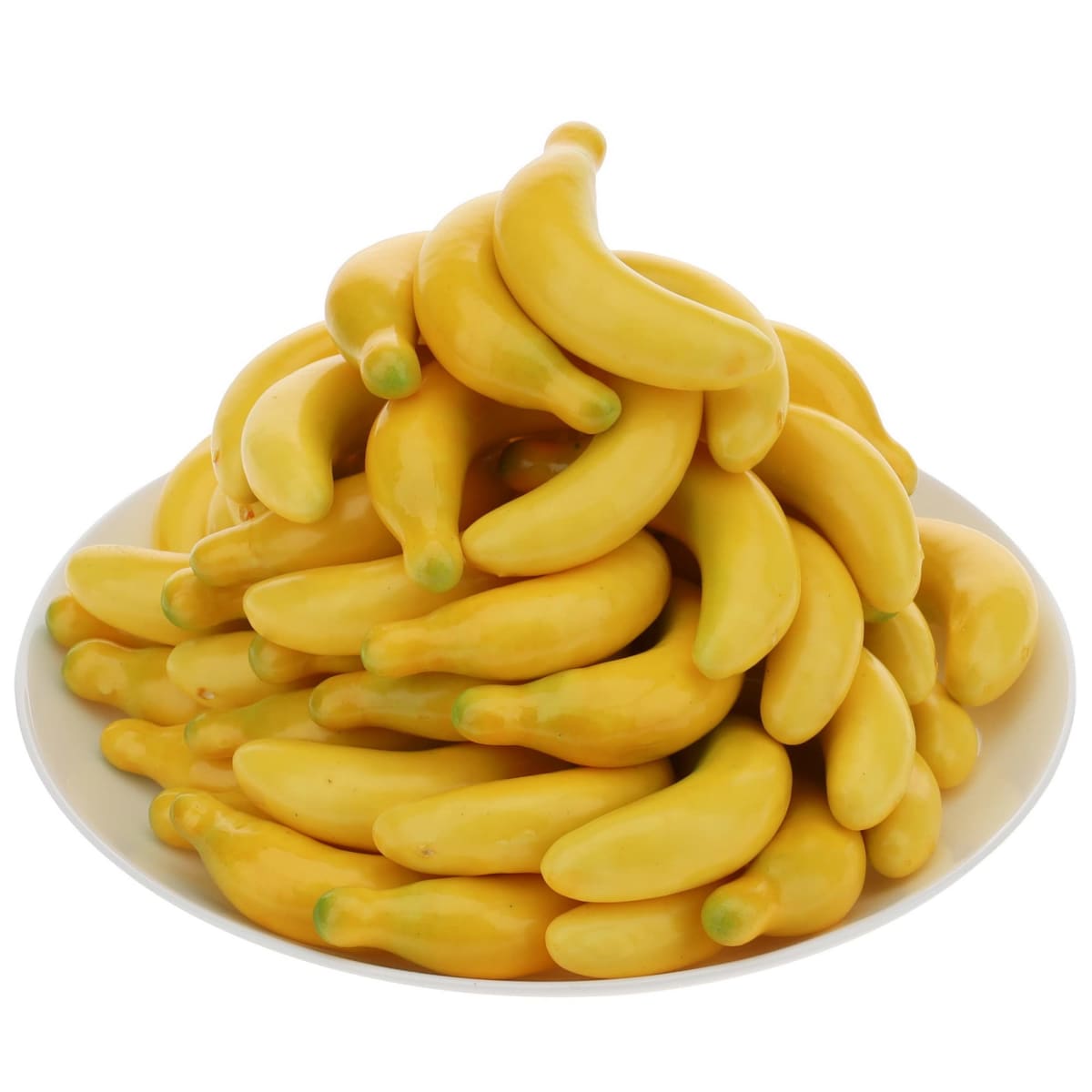 Gresorth 40pcs MINI Artificial Yellow Banana Decoration Fake Fruit Home Party Christmas DIY Material - 3.5 cm