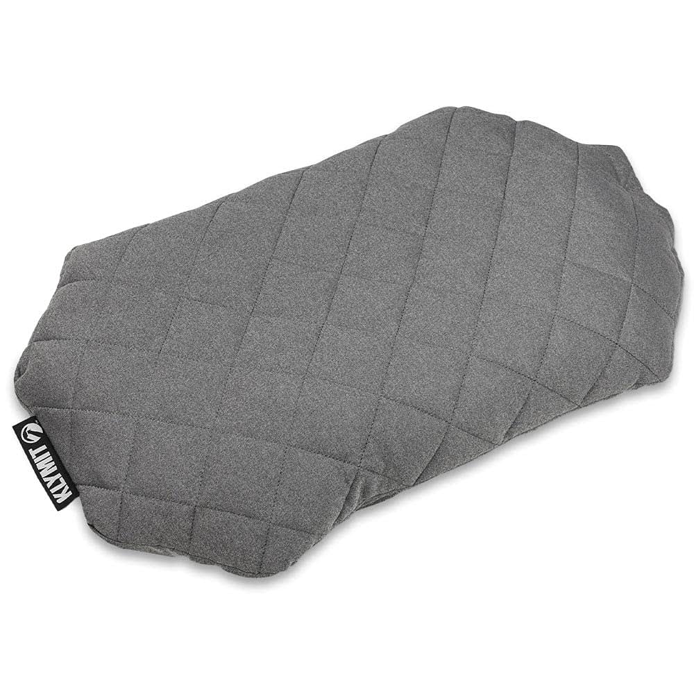 Klymit Luxe Pillow with Soft Luxurious Cover, Grey, X-Large