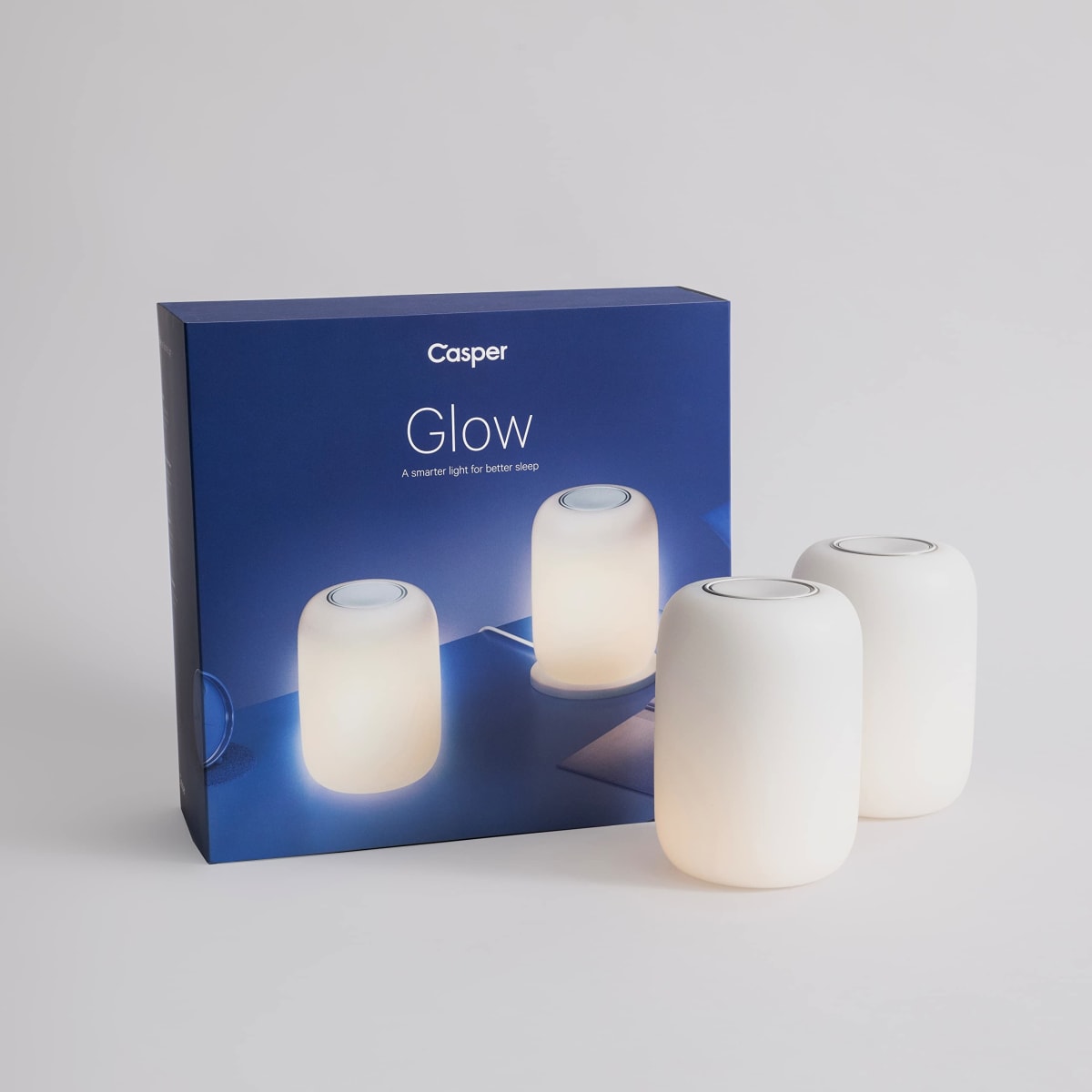 Casper Sleep Glow Light, Double Pack,White - Salvage / As-Is | Repair/DIY
