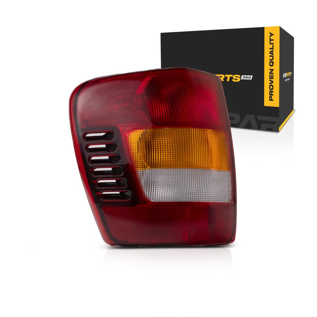 CarLights360 For Jeep Grand-Cherokee Tail Light Assembly Unit 2002-2004 Driver Side CH2800150 | 55155139AG