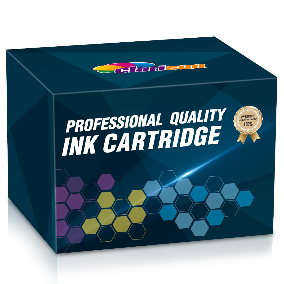 Clorisun Ink Bottles Ecotank Use with Expression ET-2760 ET-2750 ET-3760 ET-4760 ET-3750 ET-4750 ET-3710 Ecotank Printer (Black, Cyan, Magenta, Yellow)
