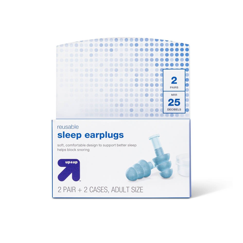 Reusable Ear Plugs for Sleep - 2pc - up&up™