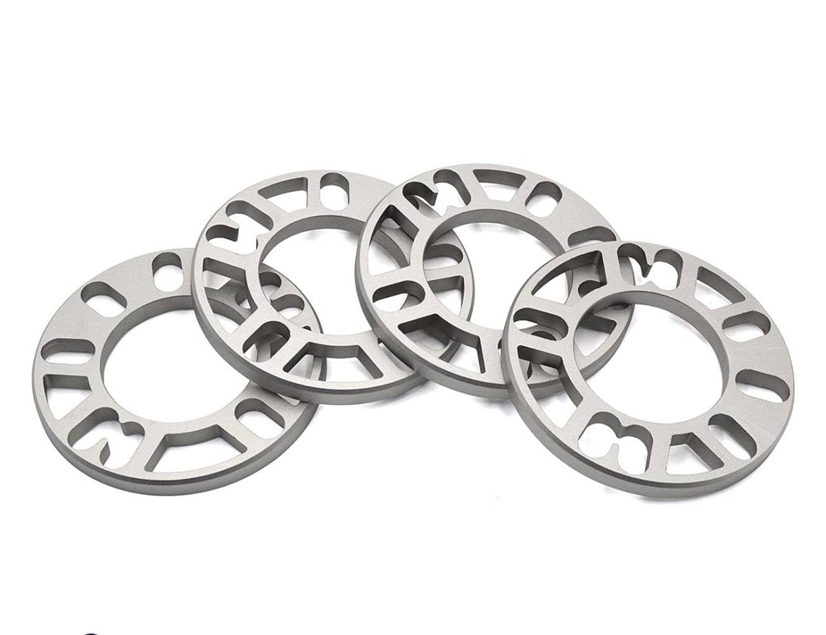 GoldenSunny Universal Wheel Spacers Fit Most 4 & 5 Lug Vehicles, 1/2 inches (12mm)