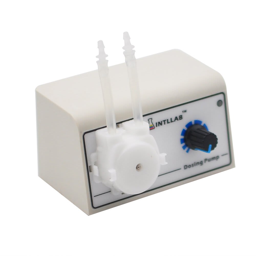 INTLLAB Peristaltic Liquid Pump Dosing Pump for Aquarium Lab Water Analytical