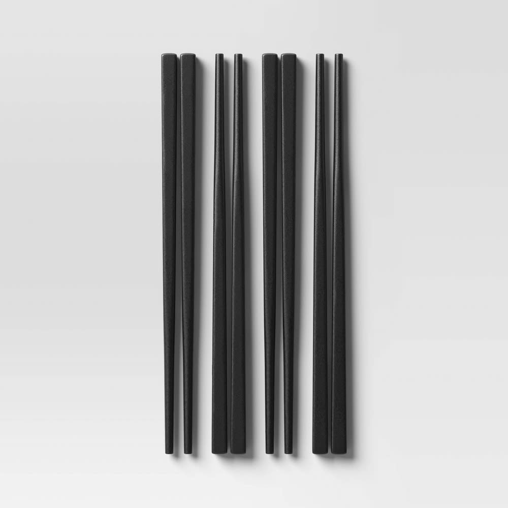 6 x 8pk Chopsticks Set Black - Room Essentials™