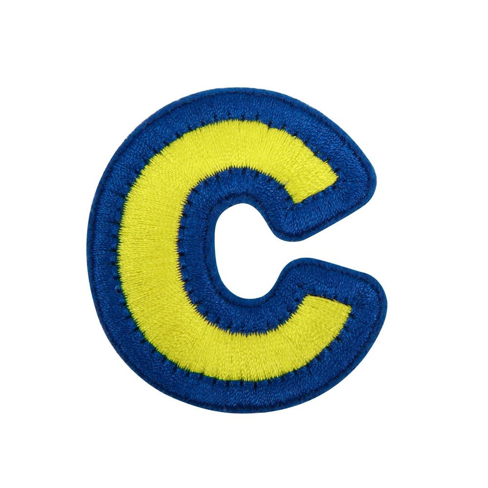 Ink & Barrel Self-Adhesive Letter C Patch - Yellow