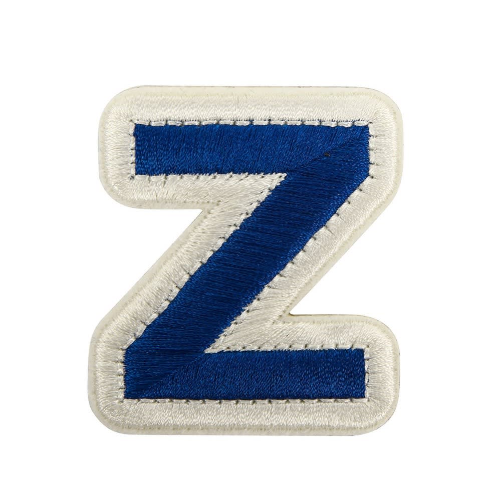 Ink & Barrel Self-Adhesive Letter Z Patch - Blue