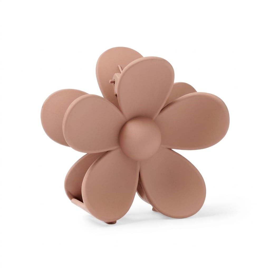 Secret Garden Clip - Large Flower Claw Clip in Champagne