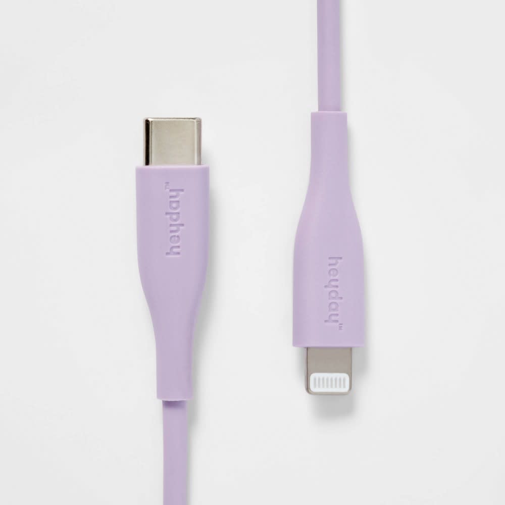 3' Lightning to USB-C Round Cable - heyday™ Pastel Lavender