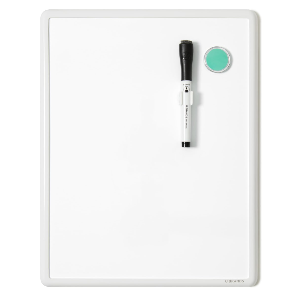 U Brands Contempo Magnetic Dry Erase Board, 11 X 14-Inch, White Frame