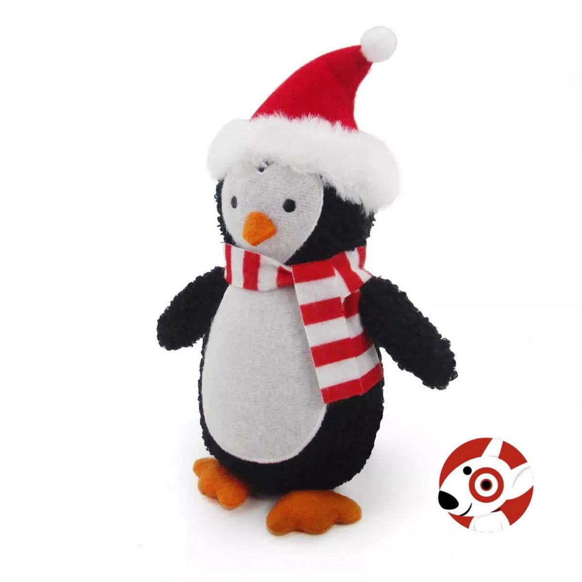 8 1/4" Plush Penguin, Great Christmas Decoration, New with Tag 2024