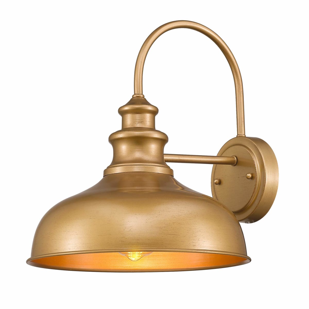 zeyu Modern Barn Lighting, 11 inches Barn Light Fixture Indoor in Hand-Painted Gold Finish, 02A390 AG