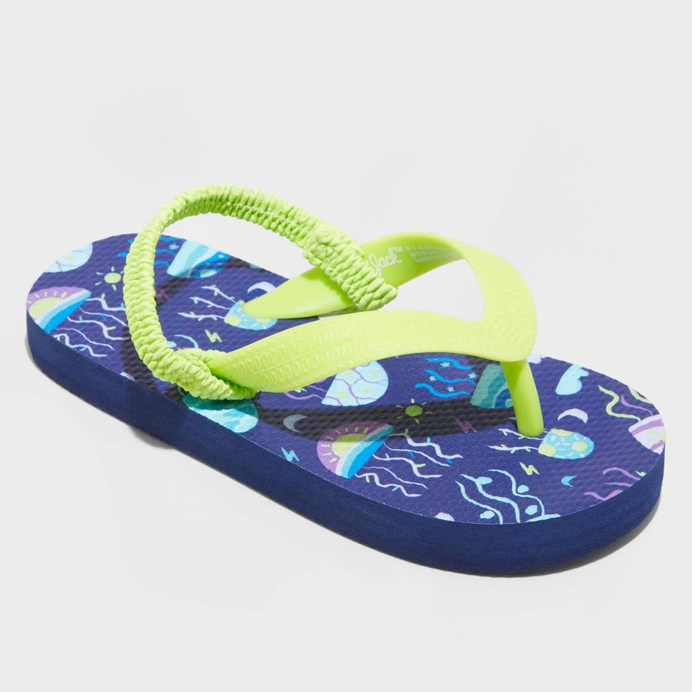 Toddler Adrian Slip-On Flip Flop Sandals - Cat & Jack™ Lime Green XL